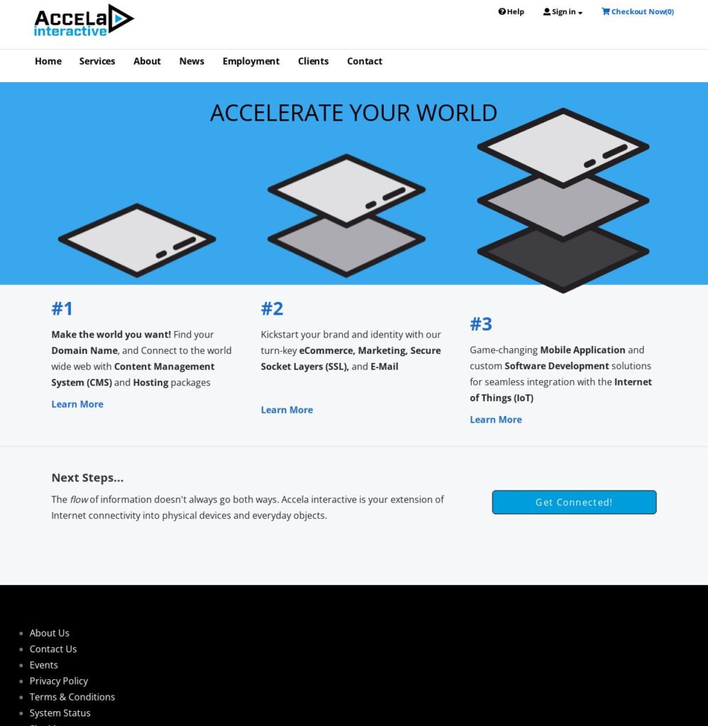 System Status | Accela interactive